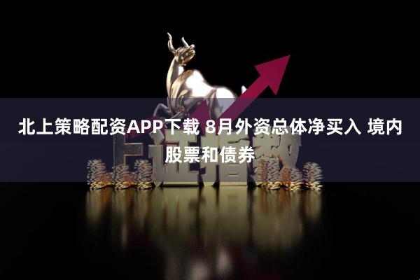 北上策略配资APP下载 8月外资总体净买入 境内股票和债券